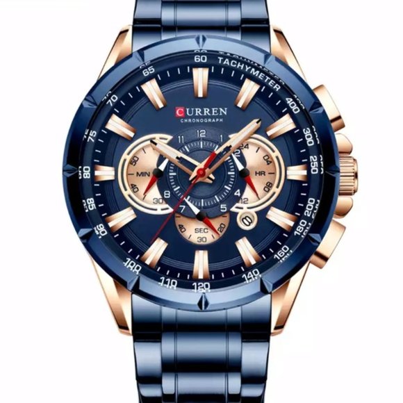 Men’s Quartz Stainless Steel Watch - Picture 4 of 9